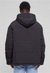 URBAN CLASSICS Steppjacke Hooded Block Puffer Jacket 