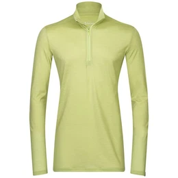 Langarmshirt Merino Zip-Neck Herren Slimfit 150 (1-tlg) aus reiner Merinowolle Made in Germany
