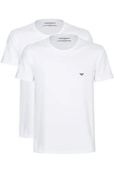 Emporio Armani Unterziehshirt CC717 Crew Neck Herren T-Shirt Wei