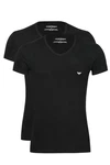 EMPORIO ARMANI Herren T-Shirt 2er Pack V-Neck 