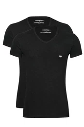 Unterziehshirt CC717 Stretch Cotton (Packung, 2-St., 2er-Pack) Herren T-Shirt Kurzarm V-Neck Unterhemd figurbetont im 2er-Pack