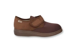 Dr. Orto Stretch-Sneaker Tenby Herren Sneaker Dunkelbraun/Creme/Braun