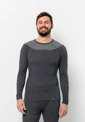 Jack Wolfskin Langarmshirt SEAMLESS WOOL L/S 
