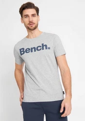 Bench. T-Shirt LEANDRO Hellgrau/Grau/Schwarz/Beige/Blau/Hellblau
