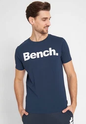 Bench. T-Shirt LEANDRO Dunkelblau