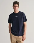 Gant T-Shirt Style CONTRAST SMALL LOGO TSHIRT Dunkelblau/Grau/Dunkelrot/Schwarz