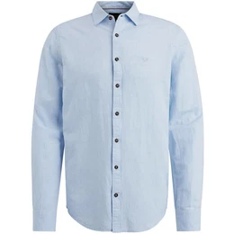 Langarmhemd Long Sleeve Shirt Ctn Linen