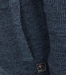 CASAMODA Strickjacke Dunkelblau/Dunkelgrau/Hellblau