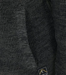CASAMODA Strickjacke Dunkelgrau/Grau