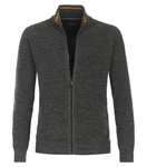CASAMODA Strickjacke Dunkelgrau/Grau