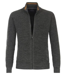 CASAMODA Strickjacke Dunkelgrau/Grau