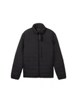 TOM TAILOR Manteljacke Outdoorjacke Schwarz/Grau/Dunkelgrau
