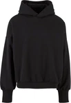 URBAN CLASSICS Kapuzenpullover High Low Hoody Schwarz/Dunkelgrau