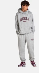 REELL Kapuzenpullover Team Hoodie Grau/Dunkelrot/Hellgrau/Beige/Rot