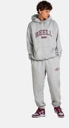 REELL Kapuzenpullover Team Hoodie Grau/Dunkelrot/Hellgrau/Beige/Rot