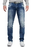 Cipo & Baxx Slim-fit-Jeans BA-CD533 Dunkelblau