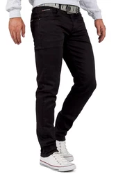 Cipo & Baxx Slim-fit-Jeans BA-CD533 Schwarz