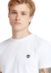 Timberland T-Shirt DUNSTAN RIVER Kurzarm Tee Hellblau/Weiß/Dunkelblau