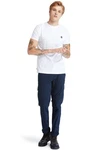 Timberland T-Shirt DUNSTAN RIVER Kurzarm Tee Hellblau/Weiß/Dunkelblau