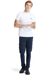 Timberland T-Shirt DUNSTAN RIVER Kurzarm Tee Hellblau/Weiß/Dunkelblau