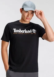Timberland T-Shirt Schwarz/Beige/Braun/Orange