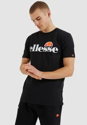 Ellesse T-Shirt SL Prado Schwarz/Dunkelrot/Orange