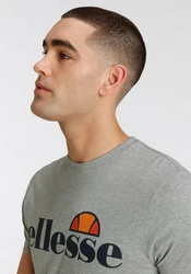 Ellesse T-Shirt SL Prado Grau/Hellgrau/Orange/Dunkelrot/Blau