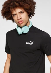 PUMA T-Shirt Essentials Small Logo Tee Herren schwarz/weiß
