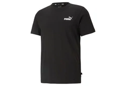 PUMA T-Shirt Essentials Small Logo Tee Herren schwarz/weiß
