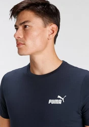 PUMA T-Shirt Essentials Small Logo Tee Herren Dunkelblau