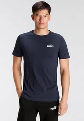 PUMA T-Shirt Essentials Small Logo Tee Herren Dunkelblau