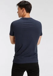 PUMA T-Shirt Essentials Small Logo Tee Herren Dunkelblau