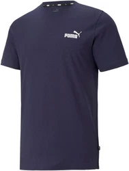 PUMA T-Shirt Essentials Small Logo Tee Herren Dunkelblau
