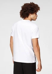 PUMA T-Shirt Essentials Small Logo Tee Herren Weiß/Grau/Lila