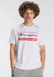 Champion T-Shirt Graphic Shop Crewneck Beige/Weiß/Dunkelrot/Rot/Rosa