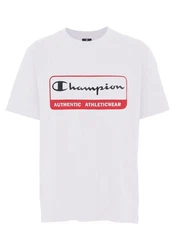 Champion T-Shirt Graphic Shop Crewneck Beige/Weiß/Dunkelrot/Rot/Rosa