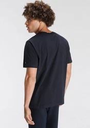Champion T-Shirt Graphic Shop Crewneck Dunkelblau/Schwarz/Beige/Grau