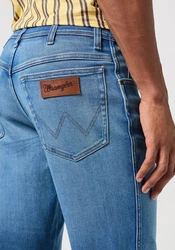 Wrangler Straight-Jeans Texas (821) Blau/Hellblau