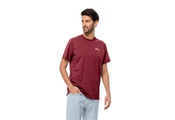 Jack Wolfskin T-Shirt ESSENTIAL T Dunkelrot/Bordeaux/Rot