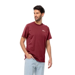 Jack Wolfskin T-Shirt ESSENTIAL T Dunkelrot/Bordeaux/Rot