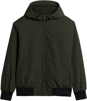 Superdry Bomberjacke Style SURPLUS NYLON HOODED BOMBER Dunkelgrün/Khaki/Grün