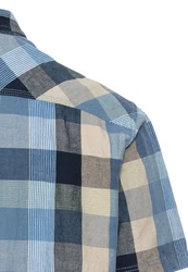 camel active Kurzarmhemd Blau/Hellblau/Dunkelblau