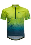 Jack Wolfskin T-Shirt MOROBBIA HZ PRINT Grün/Neonfarben/Gelb/Blau