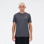New Balance T-Shirt SPORT ESSENTIALS HEATHERTECH dunkelgrau