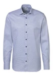 OLYMP Langarmhemd Level Five body fit Hellblau/Dunkelblau/Blau