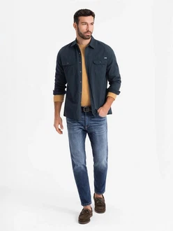 OMBRE Langarmhemd Regular Fit