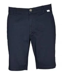BASEFIELD Stoffhose Chino Bermuda Dunkelblau/Blau/Hellblau