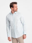 Herrenhemd Ombre Blau/Hellblau