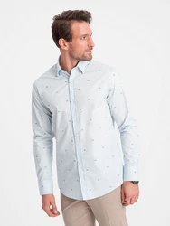Herrenhemd Ombre Blau/Hellblau