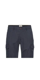 Bermudas Bermuda Cargo-Shorts mit zwei Cargotaschen in blau (1-tlg)